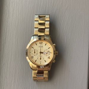 Guess Monochrome Gold Watch